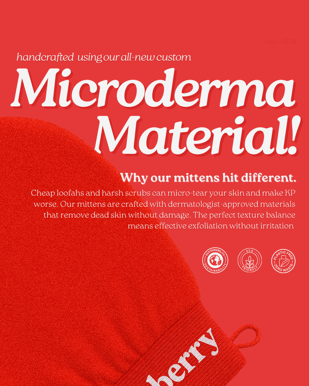 StrawberrySkincare™  - Soothing Scrub Mittens