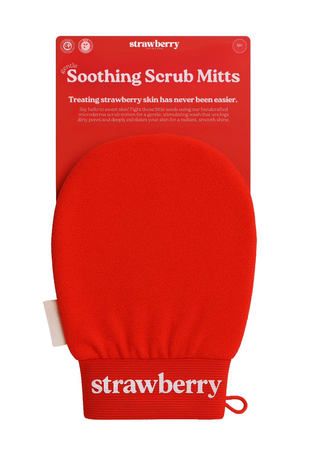 StrawberrySkincare™  - Soothing Scrub Mittens