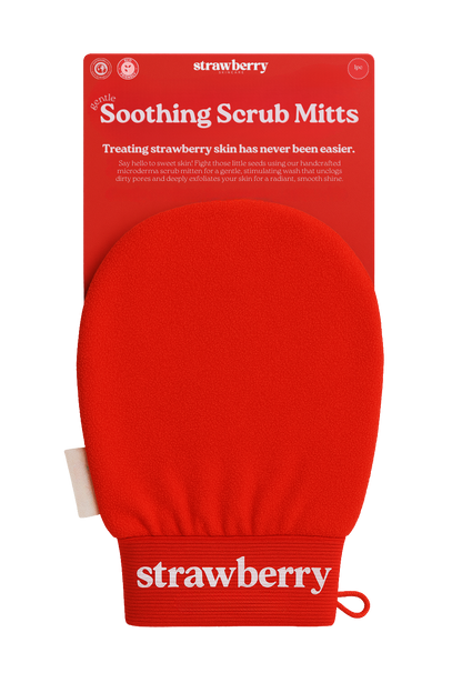 StrawberrySkincare™  - Soothing Scrub Mittens